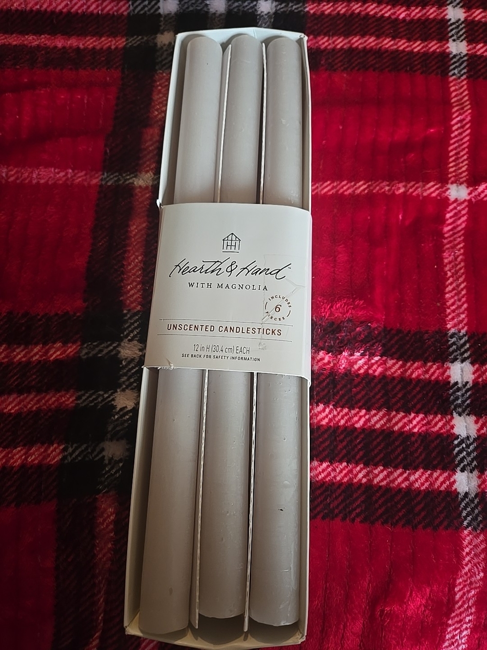 Hearth & Hand by Magnolia Packaged Tapers in Black 188